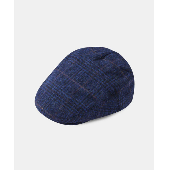 Alan Paine Surrey Men's Cap In Navy Check Size-S