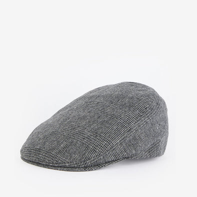 Barbour Cheviot Flat Cap Cahrcoal Check