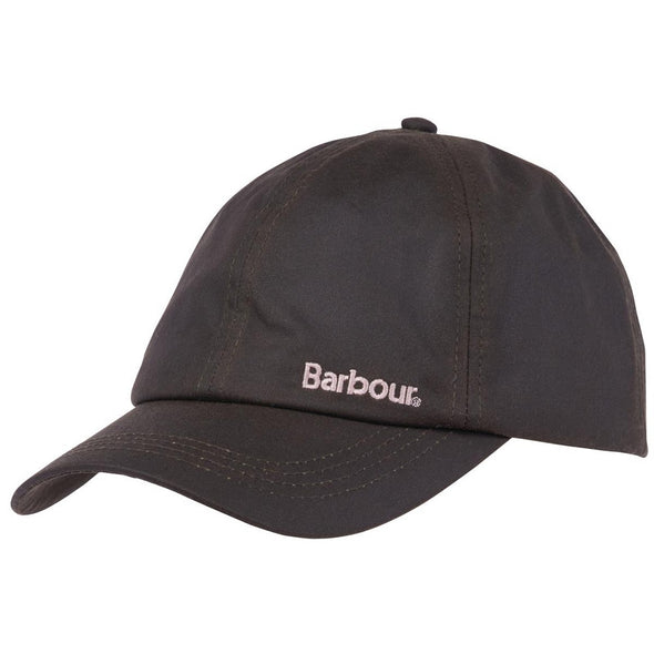 Barbour Belsay Wax Sports Cap Olive/Classic, One Size