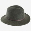 Barbour Hut Tack Fedora In Olive Melange Size S