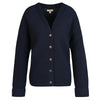 Barbour Stitch Guernsey Button Cardigan In Navy Size M