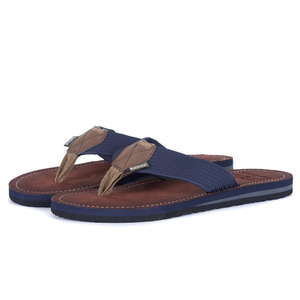 Barbour Toeman Beach Sandal In Navy Size-US10