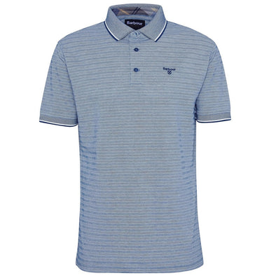 Barbour Men's Taverham Short-Sleeved Polo Shirt In Midnight