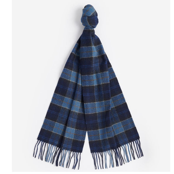 Barbour Tartan Lambswool Scarf Midnight Tartan One Size