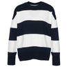 Barbour Bradley Knitted Jumper Navy Stripe Size US 12