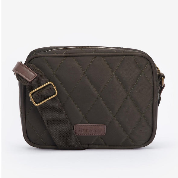 Barbour Quilted Crossbody Olive Bag One Size