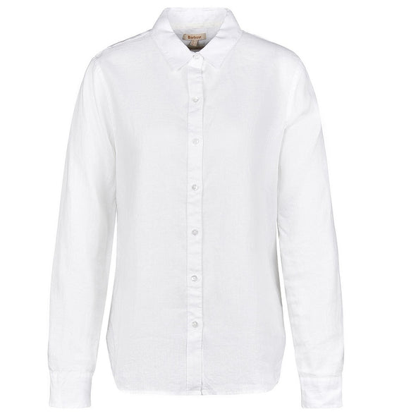 Barbour Marine Relaxed Long-Sleeved Shirt White Size US6