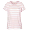 Barbour Otterburn Stripe T-Shirt Shell Pink Size US 10