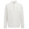 Barbour Birkrigg Half Zip Sweatshirt In White Smoke XXL