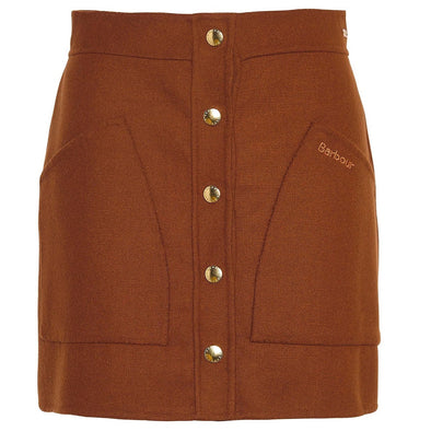 Barbour Reighton Mini Skirt Old Gold