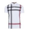 Barbour Blaine Oversized Tartan Polo Shirt White