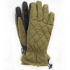 Barbour Joni Waterproof Quilted Gloves Olive Size S