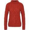 Barbour Burne Roll Neck Jumper In Spiced Pumpkin Size US 6