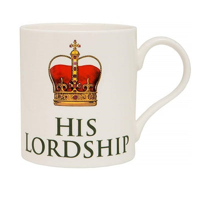 The Leonardo Collection His Lordship Fine China Mug, White