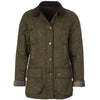 Barbour Women Beadnell Polarquilt Jacket Olive Size US4