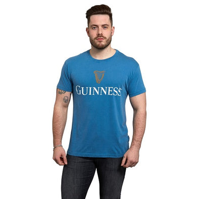 Guinness Premium Trademark Label Blue T-Shirt