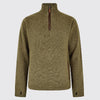 Dubarry Feeney Zip Neck Sweater - Dusky Green Size L