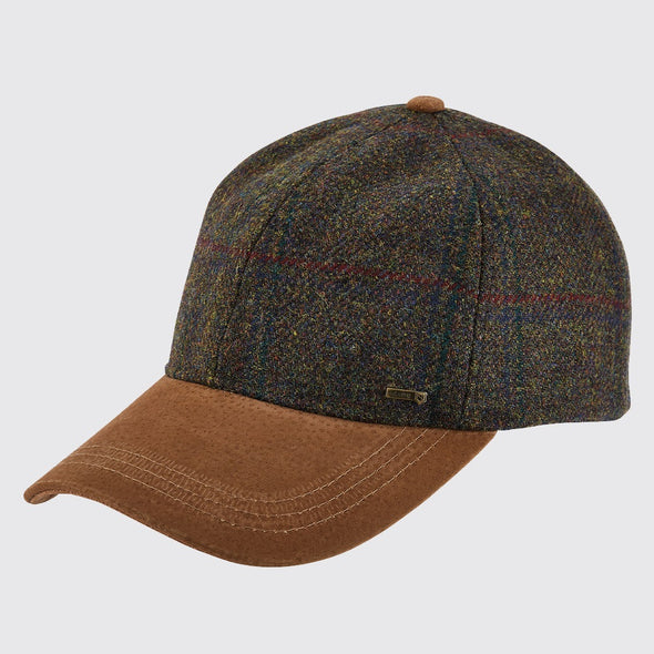 Dubarry Dowd Tweed Baseball Cap Hemlock