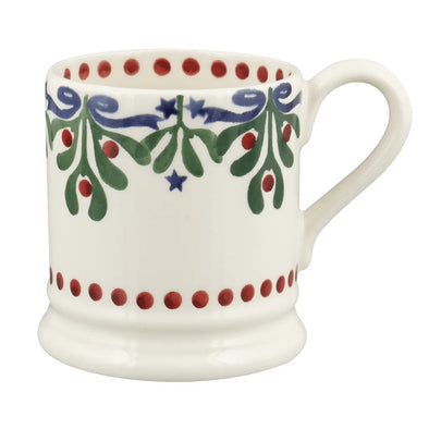 Emma Bridgewater Mistletoe 1/2 Pint Mug