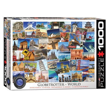 EuroGraphics The World Globetrotter Collection 1000 Piece Puzzle