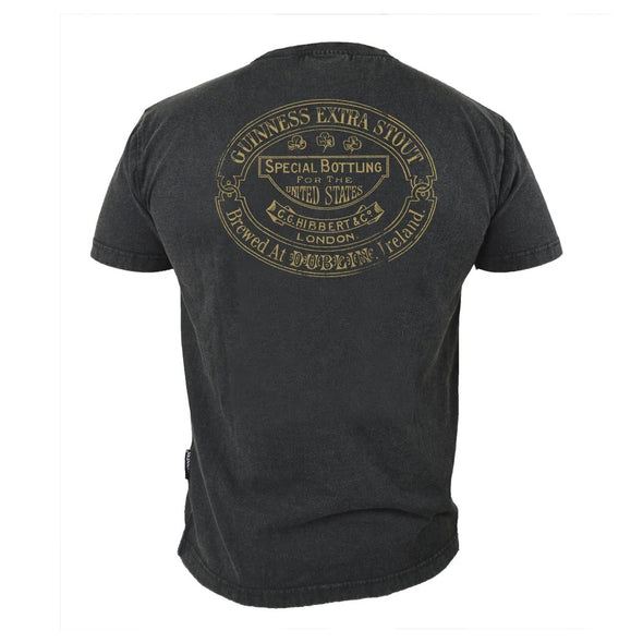 Guinness Distressed Trademark Label Tee Shirt