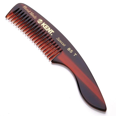 Kent Swept Tail Small Wide Tooth Beard & Moustache Comb - 85T