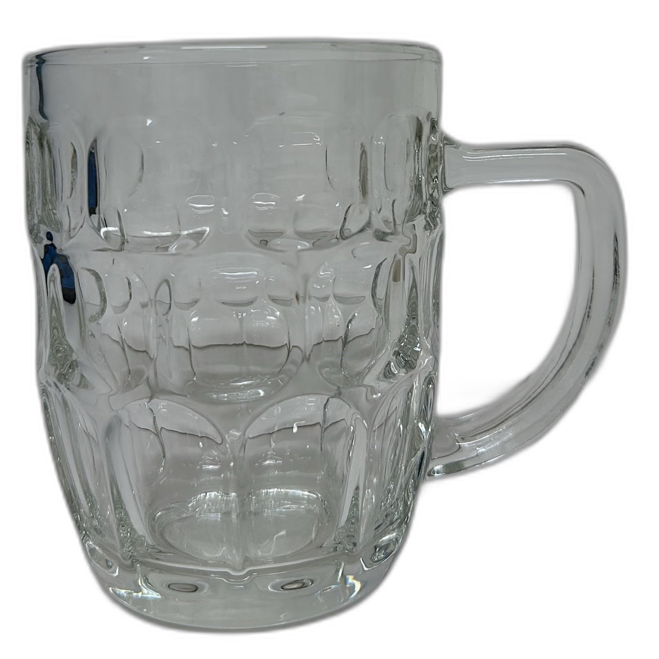 Pint Beer Mug Utopia Glass Beer Tankard 1pt to Brim Dimple Mug