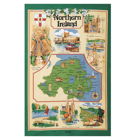 Samuel Lamont Northern Ireland Cotton Tea Towel