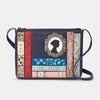 Yoshi Jane Austen Bookworm Navy Cross Body Bag